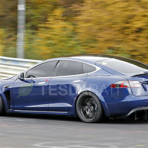 Tesla Model S Plaid Hits N Rburgring In Refreshed Widebody With Massive