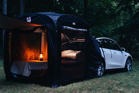 Tesla Model S Camping Tent Option