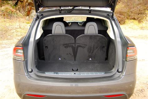 Tesla Model X With 3Rd Row Cargo Liner Tesla Model X With 3Rd Row Cargo Liner