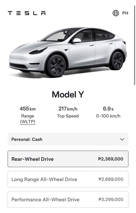 Tesla Philippines Price List