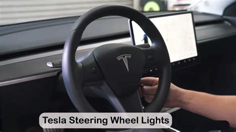 Tesla Steering Wheel Lights Guide