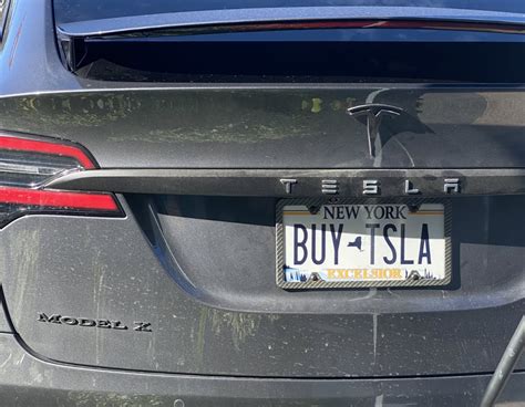 7 Tesla Vanity Plates