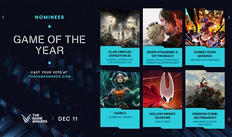 The Game Awards Nominees Officially Announced Voting Now Open Exp Gg The Game Awards Nominees Officially Announced Voting Now Open Exp Gg