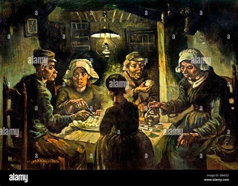 The Potato Eaters Grey Vincent Van Gogh Painting In Oil For, 53% Off