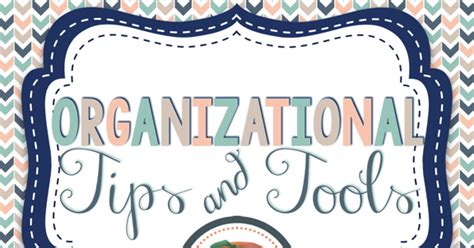 The Primary Peach Organizational Tips And Tools Linky Party