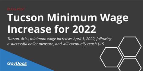 Tucson Minimum Wage Increase Govdocs