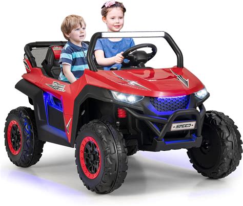 Urhomepro Electric Cars For Kids 3 Speeds Electric Vehicles For Boys