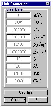 Visualizing Structural Geology The Unit Converter