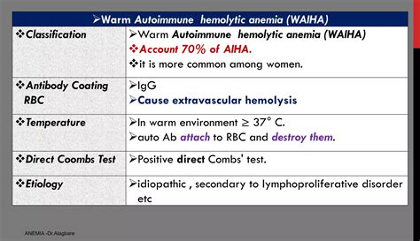 Warm Autoimmune Hemolytic Anemia Stepwards Warm Autoimmune Hemolytic Anemia Stepwards