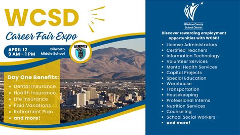We Re Hiring Join Us At The Wcsd Career Fair Expo Explore Opportunities To Work With The Washoe County School District And Make A Difference In Students Lives Saturday April 12 We Re Hiring Join Us At The Wcsd Career Fair Expo Explore Opportunities To Work With The Washoe County School District And Make A Difference In Students Lives Saturday April 12