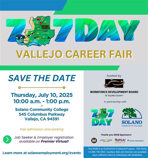 What An Amazing Turnout At The 707 Day Vallejo Career Fair Over 250 Job Seekers Connected With 30 Hiring Employers Thursday At Solano Community College S Vallejo Campus Thank You