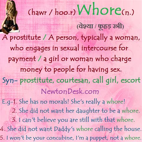 What Does Whore Mean