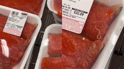 Worms Found In Salmon Bought From Costco Worms Found In Salmon Bought From Costco