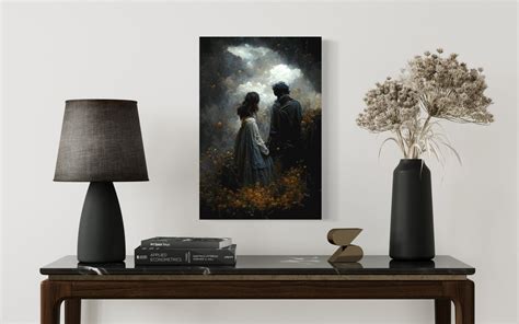 Wuthering Heights Digital Oil Painting Romantic Wall Art Canvas Prints Wuthering Heights Digital Oil Painting Romantic Wall Art Canvas Prints